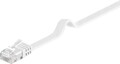 5x CAT 5e Netzwerkkabel Flachkabel; CAT FLAT 5-0100 U/UTP WEISS 1m