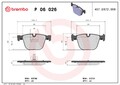 BREMBO P 06 026 Bremsbelagsatz, Scheibenbremse for BENTLEY BMW BMW (BRILLIANCE)
