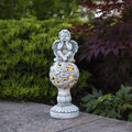 LED Solar Gartenfigur Grabdeko Engel 6 Stunden Leuchtdauer H: 27cm Lichtsensor