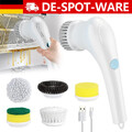Elektrische Reinigungsbürste Spin-Scrubber Küche/Badezimmer Rotierender Scrubber