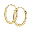 375er gelb GOLD Creolen OHRHÄNGER OHRSTECKER OHRRINGE OHRSCHMUCK Damen Herren 9k