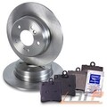 BREMSSCHEIBEN VOLL Ø278 +BREMSBELÄGE HINTEN FÜR MERCEDES CLK A208 A209 C208 C209
