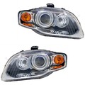 Xenon Scheinwerfer Set links & rechts Gelb D1S/P21W mit Tagfahrlicht für Audi A4