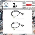 2x ORIGINAL® Bremi Sensor, Raddrehzahl Hinten für Citroën C4 Coupe C4 I C4 I