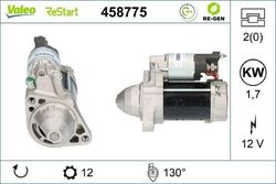 VALEO Starter Anlasser Startanlage ohne Pfand VALEO RE-GEN AT STOP&START 458775