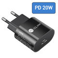 20W 3A Schnell USB Ladegerät Typ-C Europäischer Netzstecker Für Samsung Handy