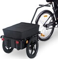 FAHRRADANHÄNGER MIT PLANE, CARGO-ANHÄNGER FÜR DEN FAHRRADTRANSPORT, MAX 40KG,...