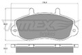 TOMEX Brakes Bremsbelagsatz, Scheibenbremse TX 13-01 für OPEL RENAULT