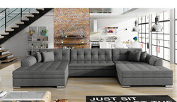 Ecksofa VERA U-Form Schlaffunktion Wohnlandschaft Couchgarnitur Sofa Eckcouch