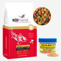 Koifutter Classic Mix 15 kg 5 Sorten Mix 500 ml AQUA Bio 5 Fischfutter Bakterien
