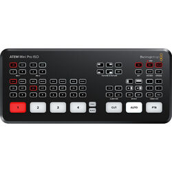 Blackmagic Design Atem Mini Pro Iso HDMI Live Stream Schalter