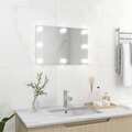Wandspiegel Badspiegel mit LED-Beleuchtung Quadratisch Rund Rechteckig Glas
