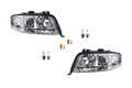 Scheinwerfer Set passend für Audi A6 4B 10/99-07/01 Xenon + Leuchtmit. li. rech.