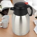 Isolierkanne Edelstahl 1,5 L Kaffeekanne Thermoskanne Thermosflasche Tee Kanne