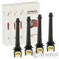 4x ASTEMO HITACHI ZÜNDSPULE passend für RENAULT FLUENCE MEGAN 3 SCENIC 3 2.0 16V