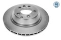 2x MEYLE Bremsscheiben Hinten für VW Touareg (7LA, 7L6, 7L7) 358mm 115 523