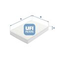 UFI 53.389.00 Filter, Innenraumluft passend für NISSAN RENAULT