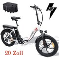 20 Zoll Elektrofahrrad Klapprad E-Bike 250W Bike Shimano Pedelec Fat City Bike