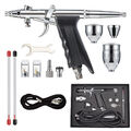Profi Airbrushpistole komplett set airbrush pistole Double Action Pistolen Satz