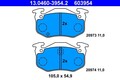 Bremsbelagsatz Scheibenbremse Hinterachse für CITROËN PEUGEOT RENAULT ZX 106 II
