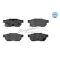 Meyle Bremsbelag-Satz Bremsklötze hinten 0252131313/W | 43022SE0931