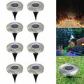 LED Solarleuchte Bodenstrahler Außen IP65 Gartenleuchten Garten Solarlampen u