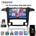 DAB+ Android 15 64G CarPlay Autoradio GPS NAVI BT Für Ford S-Max S max 2007-2015