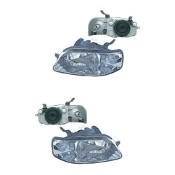 Scheinwerfer Set links & rechts Frontscheinwerfer für Daewoo Kalos Stufenheck