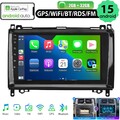 Für Mercedes-Benz A/B Klasse Carplay Android 15 Autoradio GPS NAVI RDS 9" 2+32G