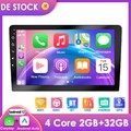 Doppel 2 DIN Apple Carplay Autoradio 32G Android 12 Bluetooth GPS Navi RDS WIFI
