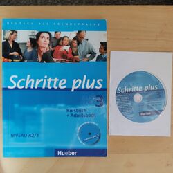 Deutsch Als Fremdsprache Schritte plus 3. Kursbuch + Arbeitsbuch mit Audio-CD A2