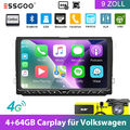 9" Autoradio Android 13 GPS AM RDS FM KAM DAB+ MIK für 4G 64G VW GOLF 5 Polo T5