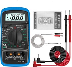 Digital Multimeter Messgerät LCD Strommesser Strom AC DC Voltmeter Amperemeter