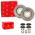 TRW BREMSSCHEIBEN 292mm + BELÄGE HINTEN passend für ALFA 159 + BRERA + SPIDER