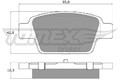 TOMEX Brakes Bremsbelagsatz, Scheibenbremse TX 12-51 für ALFA ROMEO FIAT LANCIA