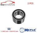 RADLAGERSATZ RADLAGER SATZ PAAR VORNE MEYLE 100 407 0019 2PCS I NEU OE QUALITÄT