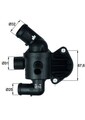 MAHLE TI 15 92 Thermostat, Kühlmittel für Vw Seat Skoda Audi