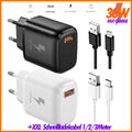 Für Samsung Galaxy S23 S23 Ultra Schnellladegerät 30W Adapter Usb C Ladekabel 