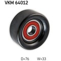 Umlenk-/Führungsrolle Keilrippenriemen SKF VKM 64012 für Kia Hyundai Dodge H-1