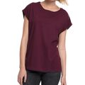 Urban Classics Ladies Extended Shoulder Tee Damen T-Shirt Turnup Ärmel XS - 5XL