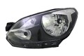 Scheinwerfer links für VW Up! 2011-2016 Schwarz Halogen H4 inkl. LWR Stellmotor