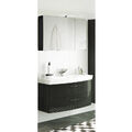Badezimmer Waschplatz Set Hochglanz 100cm Waschtisch Spiegelschrank Gäste WC Bad