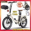 ONESPORT OT16-2 EBike Klapprad Elektrofahrrad 17Ah E-Faltrad E Mountainbike 250W
