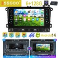 Für VW Golf 5 6 Polo Touran Tiguan Android 14 Autoradio Carplay GPS Navi DSP DAB