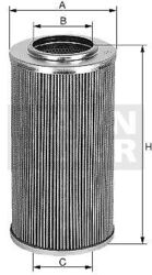 MANN-FILTER HD 612/2 x Filter, Arbeitshydraulik