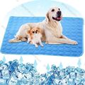 Kühlmatte für Hunde Katzen Selbstkühlend Kühldecke Kältematte Eismatte Blau DE