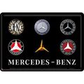 Nostalgic-Art - Retro Garagen Blechschild Metallschild - Mercedes-Benz Logos