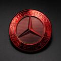 Mercedes Benz W205 W212 Emblem rot 2128170316 Stern Motorhaube NEU