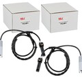 2x NTY ABS-SENSOR HINTEN BEIDSEITIG passend für BMW 5 LINKS+RECHTS | HCA-BM-010