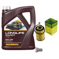 Ölfilter 5L MANNOL Longlife 504/507 5W-30 für VW Passat Variant 2.0 TDI 1.6